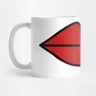 Villanelle lips Mug